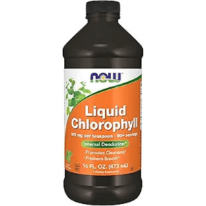 NOW Foods Supplements, Liquid Chlorophyll, Super Concentrated, Internal Deodorizer*,Boost Energy, Mint Flavor, 16-Ounce