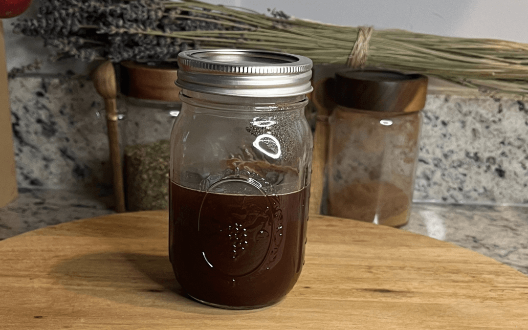 Peppermint Cocoa Simple Syrup