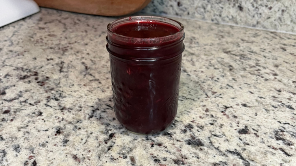 Blueberry Chamomile Compote