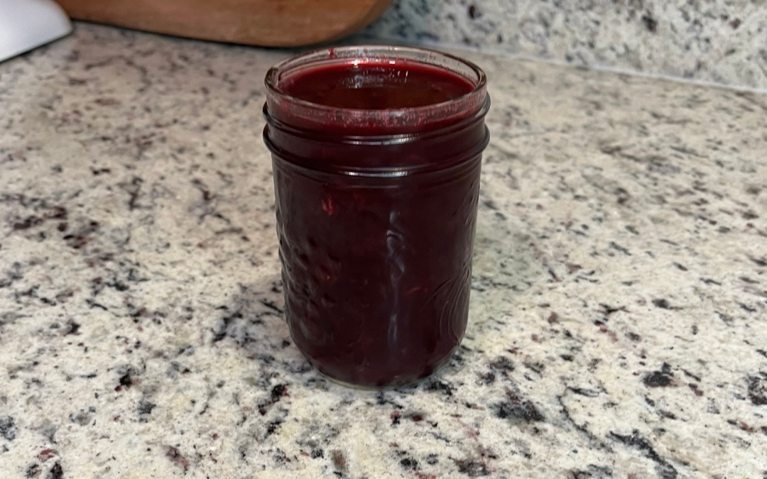 Blueberry Chamomile Compote
