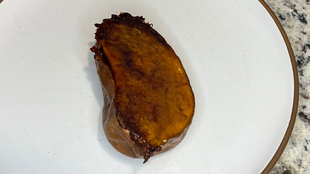 Viral Maple Pumpkin Spice Sweet Potato Halves