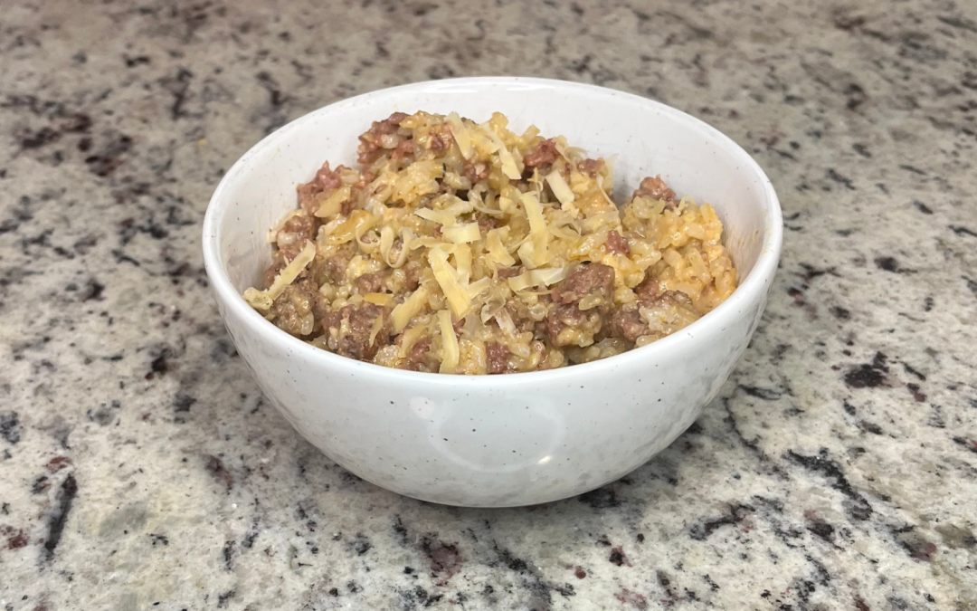 Smoky Gouda Beefy Rice