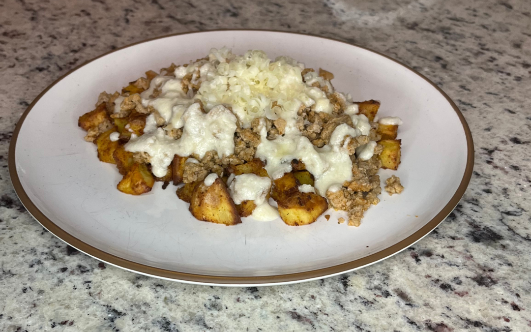 Turkey Burger Potato Bowls