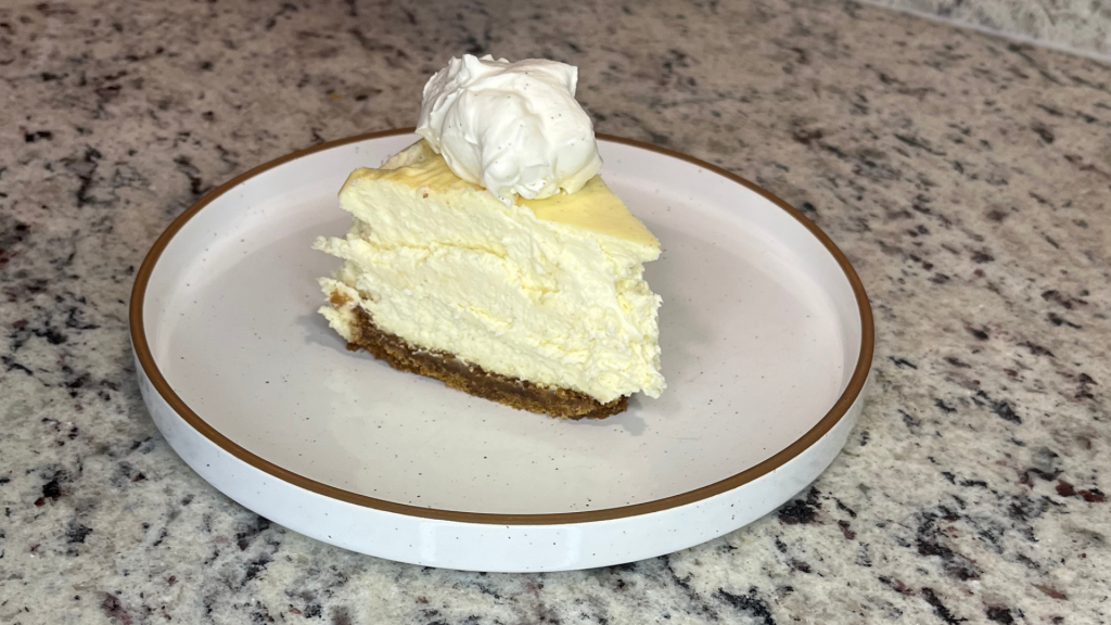 Classic Vanilla Cheesecake with Graham Cracker Crust