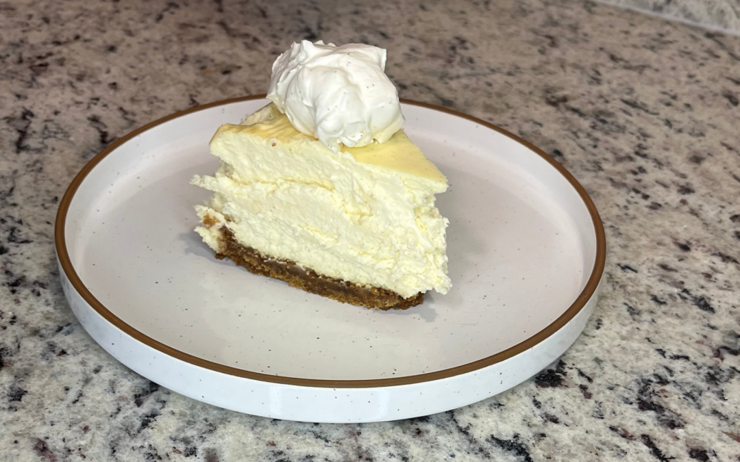 Classic Vanilla Cheesecake with Graham Cracker Crust