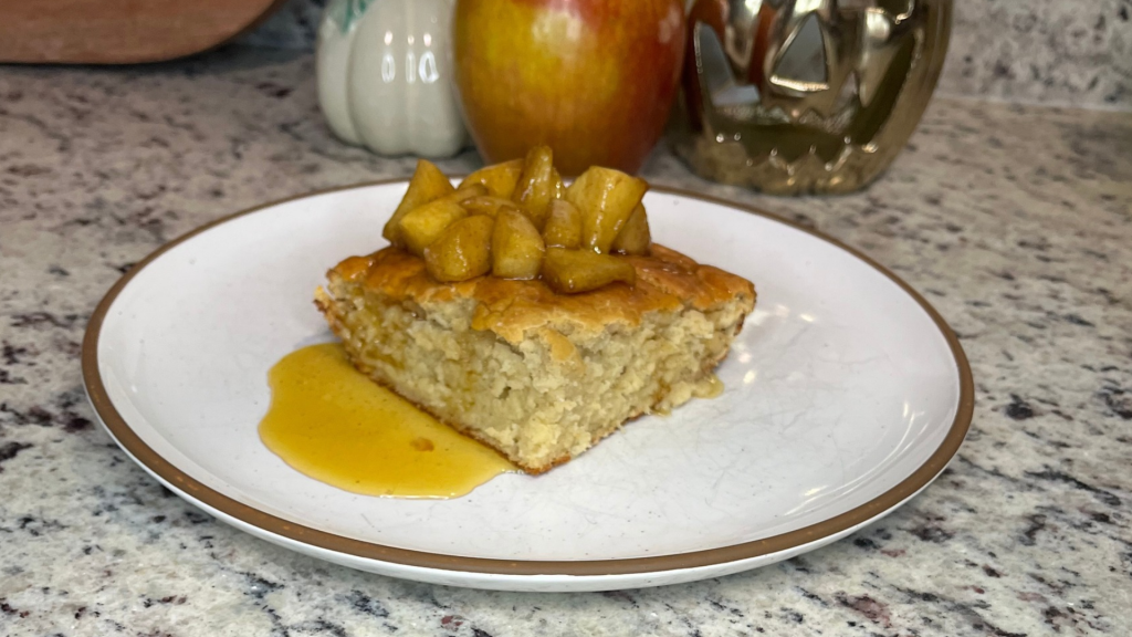 Apple Pie Sourdough Discard Pancakes