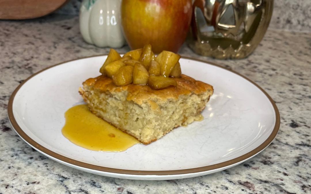 Apple Pie Sourdough Discard Pancakes
