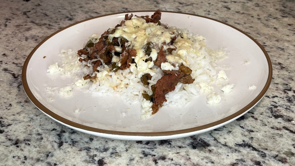 Steak Fajita Rice Bowl